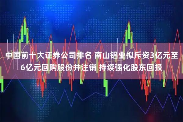 中国前十大证券公司排名 南山铝业拟斥资3亿元至6亿元回购股份并注销 持续强化股东回报